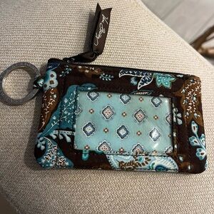 Vera Blue And Brown Key Pouch